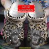 Leopard Print Personalized Pitbull Lovers Dog Crocs, Chic and Customized