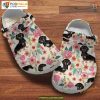 Mother’s Day Dachshund Puppy Crocs, Floral Gift for Dog Lovers