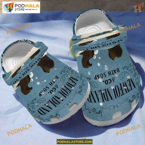 Newfoundland Bath Soap Company Print Crocs, Dog Lover Unique Design