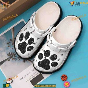 Paw Print Dog Crocs, Classic Clogs for Everyday Dog Lovers