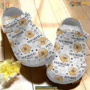 Pekingese Dog Classic Crocs, Perfect for Breed Enthusiasts