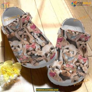 Personalize 3D Yorkie Dog Crocs, Custom Name Clogs for All Ages