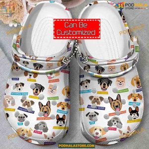 Personalized Dog Crocs Unique Collection Clogs for Fans