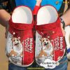 Personalized Red Corgi Crocs, Unique Classic Clogs for Dog Enthusiasts