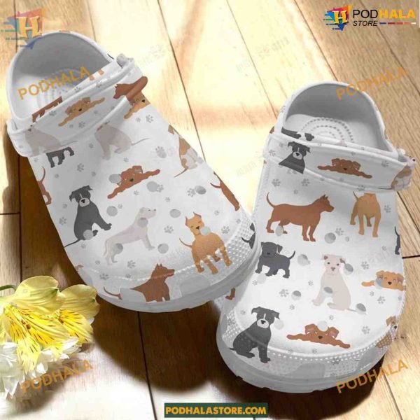 Pitbull Classic Dog Crocs, Perfect for Pitbull Enthusiasts