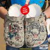 Poodle Love Vintage Personalized Clog, Unisex Dog Crocs Shoes