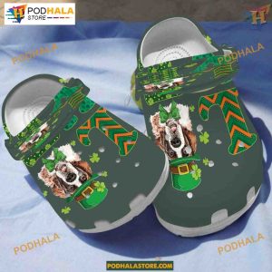 Saint Bernard Love Dog Crocs, Ideal for Wife or Girlfriend, Bestfriend Gift