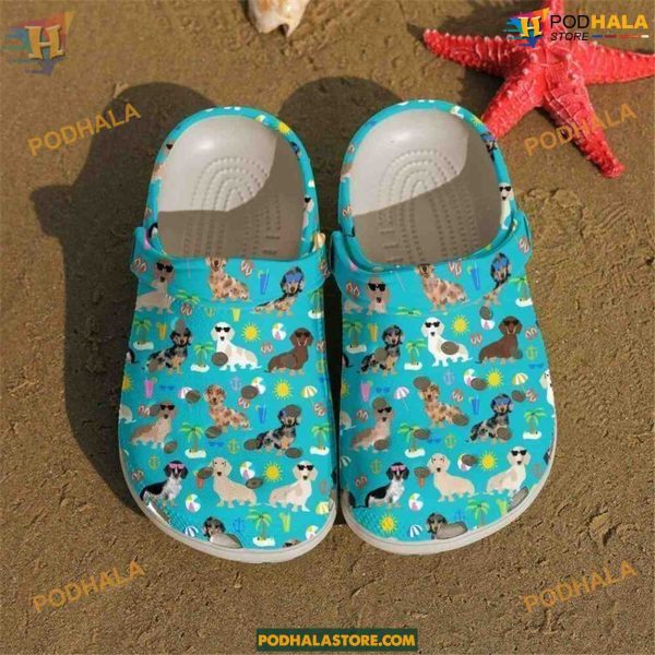 Summer Dachshund Crocs, Great Presents for Dog Lovers
