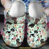 Tropical Flower Dachshund Crocs, Unique Weiner Dog Gifts