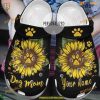 White Sole Dog Mom Personalized Dog Crocs, Stylish and Unique
