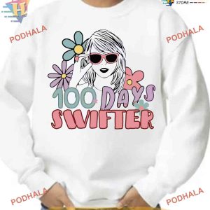 100 Days Swifter Shirt For Taylor Fans Boys Girls, In My 100 Days Of School Era