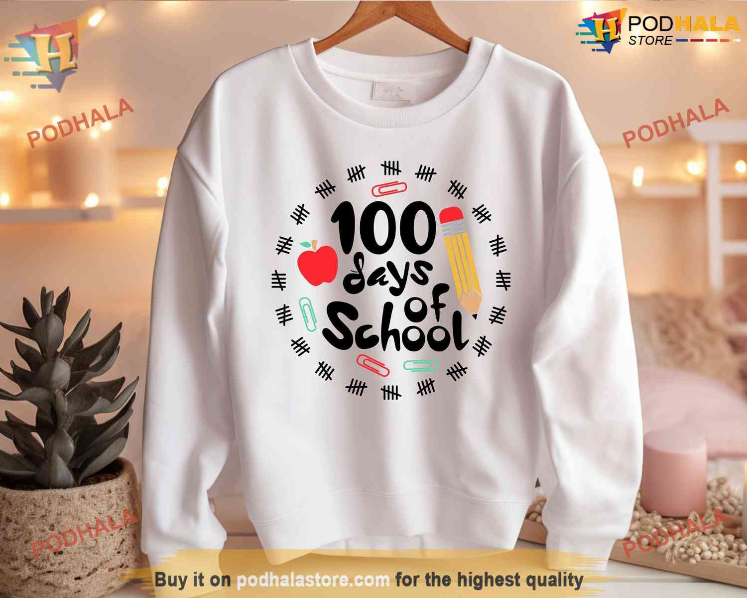 100 Days of School Sweatshirt, 100 Day Ideas For Teachers Students