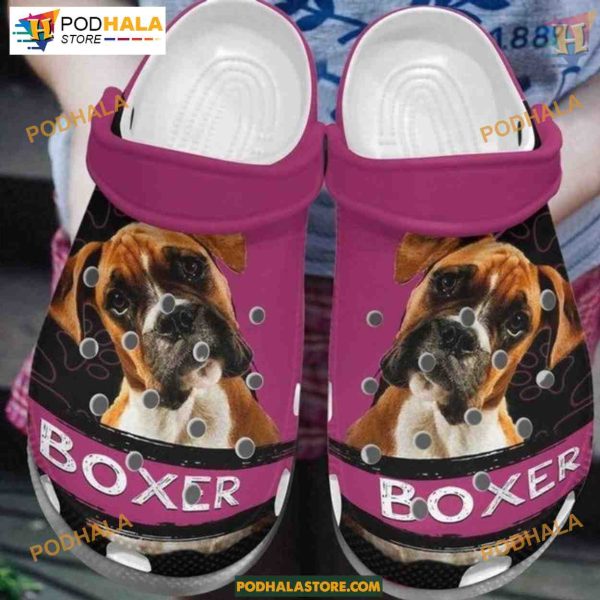 Boxer Croc Valentine’s Dog Crocs Shoes for Boxer Families