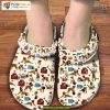Boxer Dog Seamless Pattern 3D Printed Dog Crocs for Enthusiasts