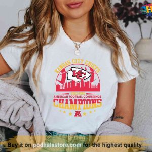 Chiefs AFC Champions Tshirt, Mahomes & Swift, KC Super Bowl Apparel