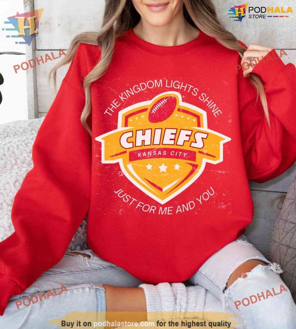 Chiefs Kingdom Super Bowl Sweatshirt Apparel, TS Swift Gift, Unique Chiefs Shirt