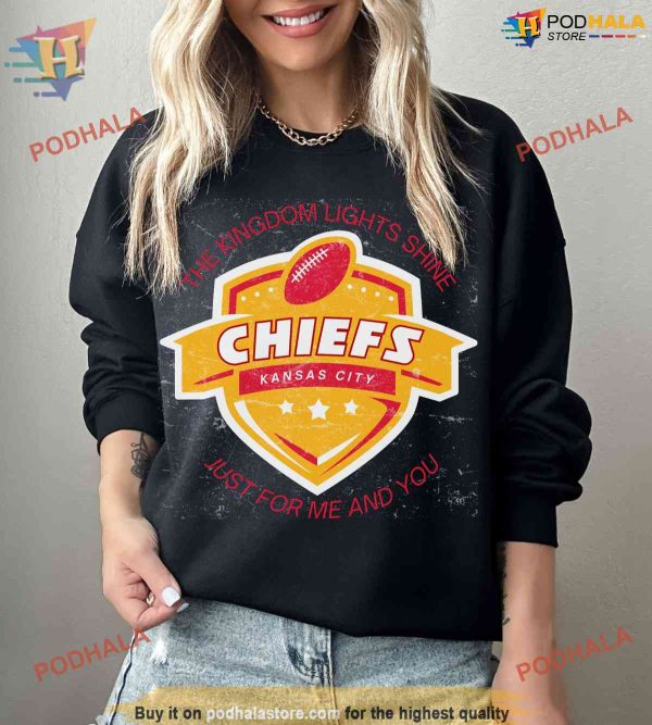 Chiefs Kingdom Super Bowl Sweatshirt, Taylor Swift Merch, KC Chiefs Sweatshirt