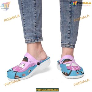Courage The Cowardly Dog Clogs Stylish Crocs for Women and Kids