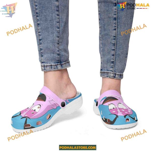 Courage The Cowardly Dog Clogs Stylish Crocs for Women and Kids