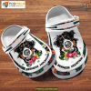 Custom Name Bernese Mountains Floral Dog Crocs for Moms