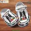 Custom Name Border Collie Dog Moms Puppy Crocs Dog Lovers