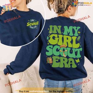 Custom Scout Troop Number In My Girl Scout Era Sweatshirt Camping Shirt 2