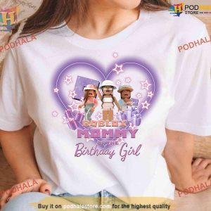 Customized Roblox Birthday Girl Family Shirt, Personalized Birthday Gamer Outfit