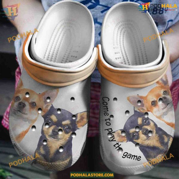 Cute Chihuahua Crocs Classic Clogs Shoes for Chihuahua Fans