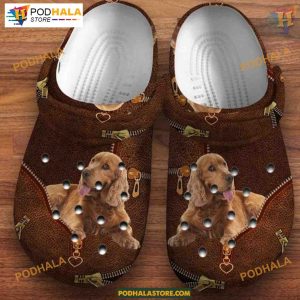 Cute Irish Setter Print Dog Lover Gift Puppy Crocs Shoes