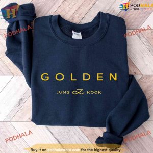 Golden Jungkook Golden Vintage Sweatshirt Jungkook Golden Album Shirt Kpop Merch 2