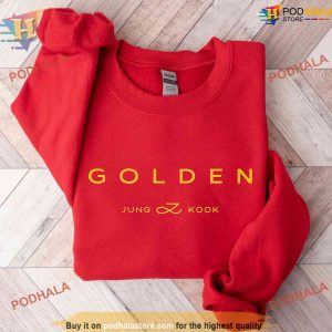 Golden Jungkook Golden Vintage Sweatshirt Jungkook Golden Album Shirt Kpop Merch 3