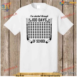 Hockey 100th Day of School Shirt, 100 Day Ideas For Boys