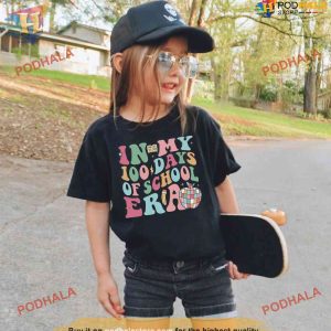 In My 100 Days Of School Era Youth Shirt, 100 Days Of School Era Student Tee