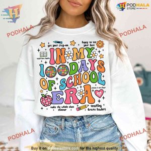 In My 100 Days of School Era Retro Shirt, Teacher Shirt Ideas