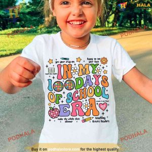 In My 100 Days of School Era Retro Shirt Teacher Shirt Ideas 2