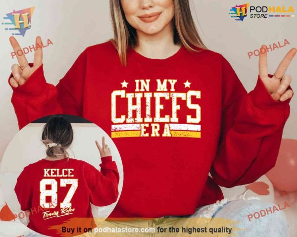 In My Chiefs Era Kelce 87 Sweatshirt For NFL Chiefs Fans