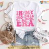 In my 100 Days of School Era Shirt, Pink Back to School Outfit