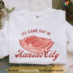 KC Arrowhead Football Crewneck Sweatshirt Chiefs Game Day Gear Kansas City Gifts 2