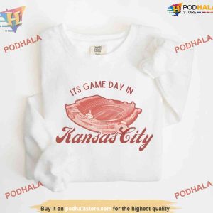 KC Arrowhead Football Crewneck Sweatshirt Chiefs Game Day Gear Kansas City Gifts 3