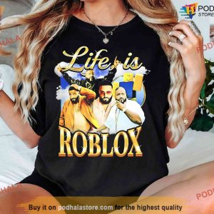 Life is Roblox with DJ Khaled Shirt, Gaming Enthusiasts and Roblox Fans Gift