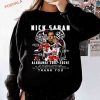 Nick Saban 2007-2024 Thank You Shirt, Football Roll T-Shirt, Football 90s Fan