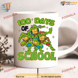 Ninja Turtles 100 Days Of School Shirt 100 Day Ideas For Boys Girls 3