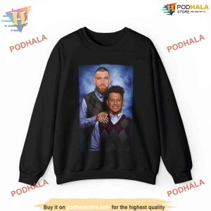 Pat Mahomes and Kelce Sweatshirt Kansas City Chiefs Super Bowl Gifts Fan Wear 3