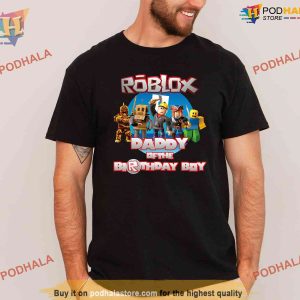 Personalized Roblox Birthday Boy Shirt, Video Game Birthday Gift