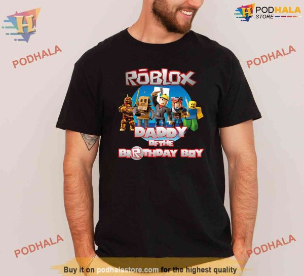 Personalized Roblox Birthday Boy Shirt, Video Game Birthday Gift