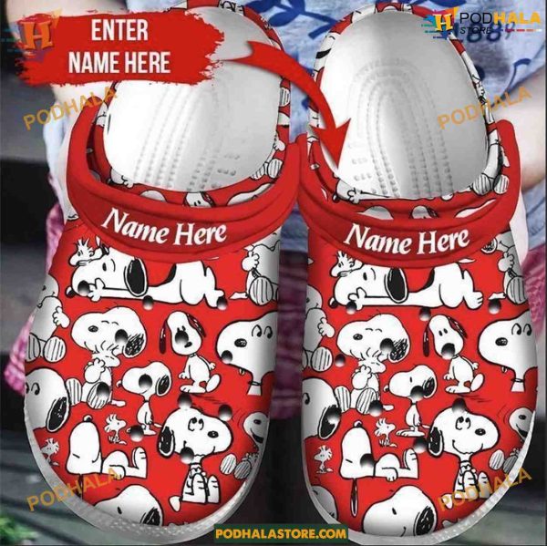 Snoopy Croc Shoes Dogs in Crocs Funny Sport Crocs for Fans