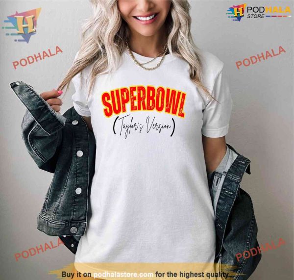 Taylor’s Version Super Bowl Shirt, Swiftie Chiefs 2024, Super Bowl Apparel