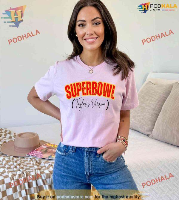 Taylor’s Version Super Bowl Shirt, Swiftie Chiefs 2024, Super Bowl Apparel