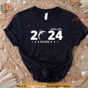 Texas April 8th 2024 T-Shirt, Total Solar Eclipse Shirt, Total Eclipse Shirt