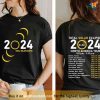 Total Solar Eclipse 2024 Double-Sided Shirt, April 8th 2024 Shirt
